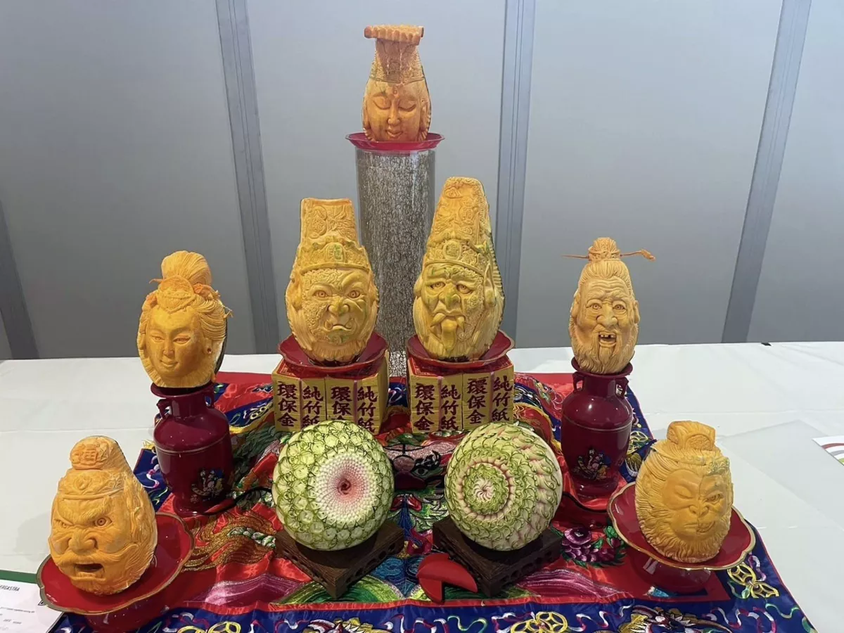 用南瓜刻出孫悟空   王宥翔獲奧林匹克廚藝競賽滿分金牌
